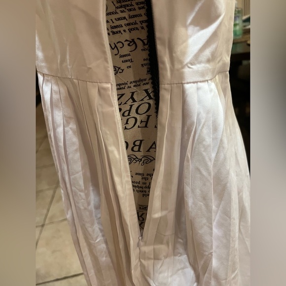 ENGLISH FACTORY Gridded baby blue dress size Small NWT with white slip dress - Picture 7 of 17